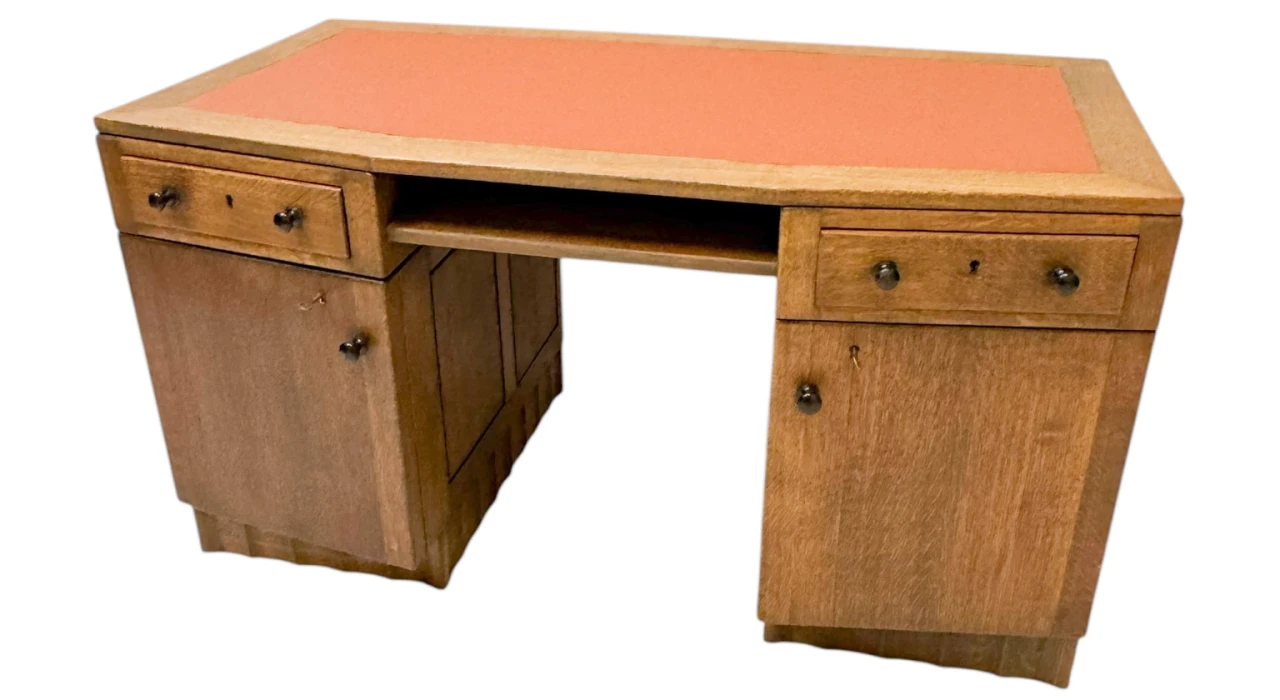 Art Deco Amsterdamse School Desk by Hildo Krop for Gebroeders Monsieur Steenwijk